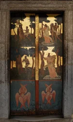 Door of the Chapel of Panaghia (the Virgin)